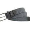 Greg Norman Collection Men's Stretch Solid Belt in Iron Gate/Iron Gate, Size 42, Leather