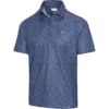 Greg Norman Collection Men's ML75 Mini Shark Polo Shirt in Navy, Size XXL, Polyester