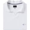 Greg Norman Collection Men's Johnny Collar Polo Shirt in White, Size XL, Polyester/Cotton