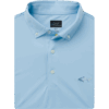 Greg Norman Collection Men's Button-Down Collar Freedom Pique Polo Shirt in Cloud, Size Small, Polyester/Spandex/Fabric