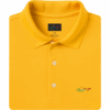Greg Norman Collection Men's Classic Pique Shark Polo Shirt in Golden, Size Large, Polyester/Fabric