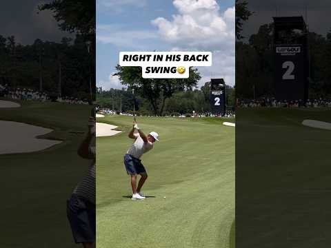 That time Bryson had a dog bark in his back swing 🤣 #golf #LIVGolf #brysondechambeau