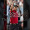The Tiger Woods putting strategy that you can follow. 🔥