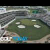Drone flyover of TPC Scottsdale finish, with 2000 champ Tom Lehman | Golf Channel