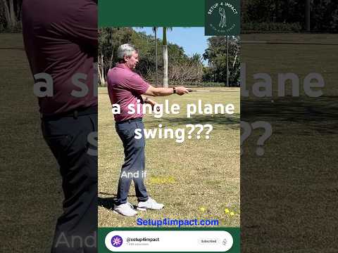 a single plane swing?