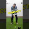 How Your Trail Eye Can Improve Contact #golf #golfskill #golftips