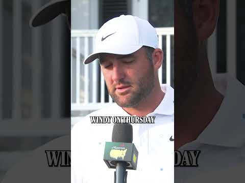 Scottie Scheffler was a little surprised