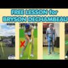 Free Lesson for Bryson DeChambeau