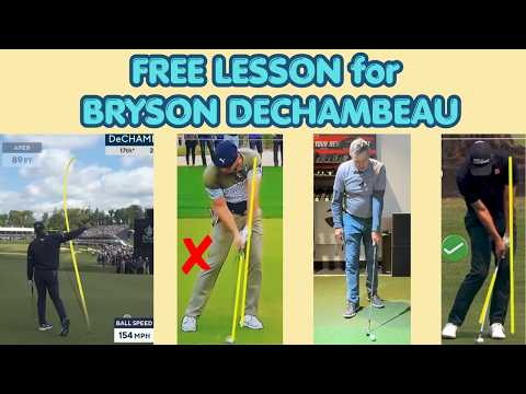 Free Lesson for Bryson DeChambeau