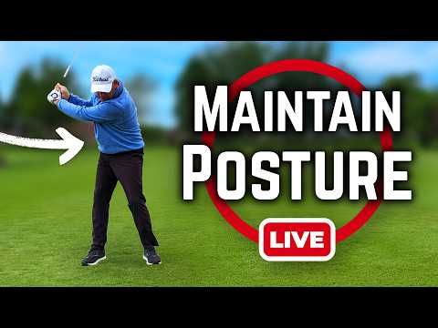 3 Drills to Fix Your Posture — Live Golf Lesson