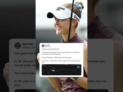 When the golf world asked, Nelly Korda delivered.