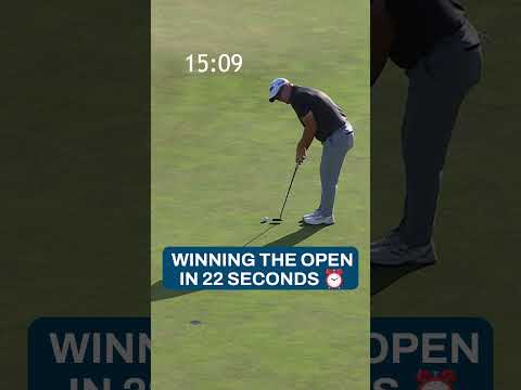 Fastest winning putt ever?