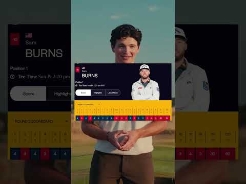 Sam Burns’ unlikely Open Championship journey