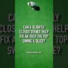 Q: Can a Slightly Closed Stance Fix an Over-the-Top Swing and Slice? #golf #golfswing #golftips