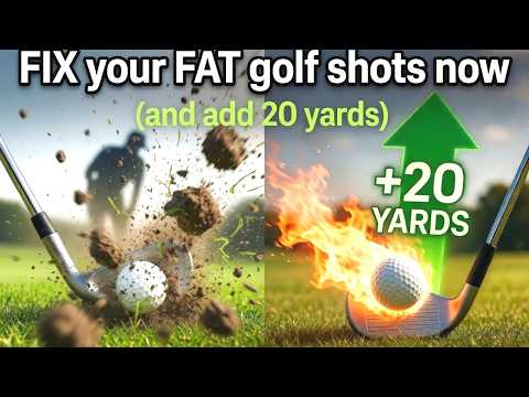 FIX your FAT golf shots now and add 20 yards