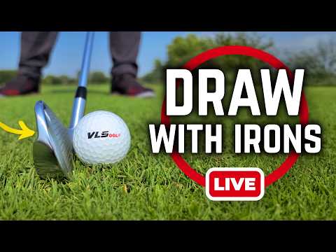 How to Hit a Draw With Irons — Live Golf Lesson